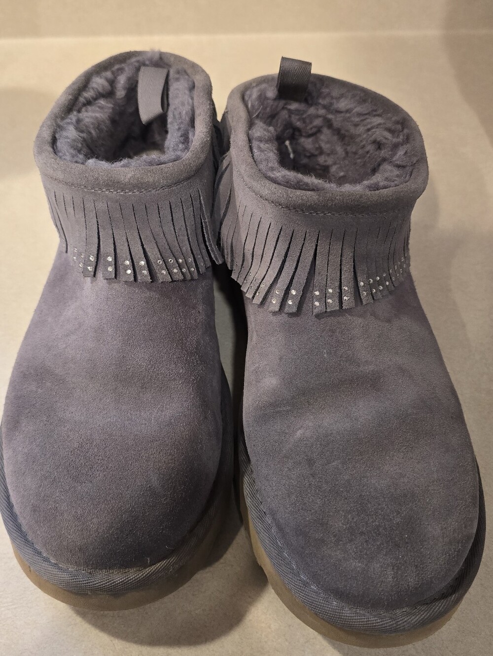 UGG Ultra Mini Fringe Bling boot